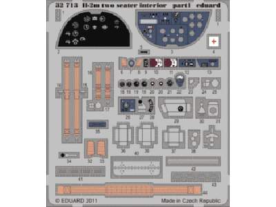  Il-2m interior S. A. 1/32 - Hobby Boss - blaszki - zdjęcie 1