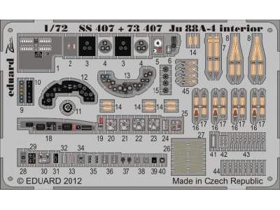  Ju 88A-4 interior S. A. 1/72 - Revell - blaszki - zdjęcie 1