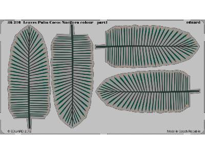  Leaves Palm Cocos Nucifera colour 1/35 - blaszki - zdjęcie 2