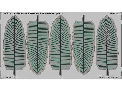  Leaves Palm Cocos Nucifera colour 1/35 - blaszki - zdjęcie 3