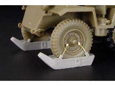 Sd Kfz 250-251 Front Wheels Ski - zdjęcie 1