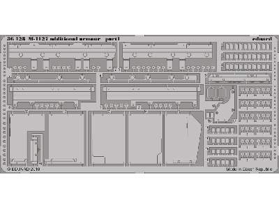  M-1127 additional armour 1/35 - Trumpeter - blaszki - zdjęcie 2