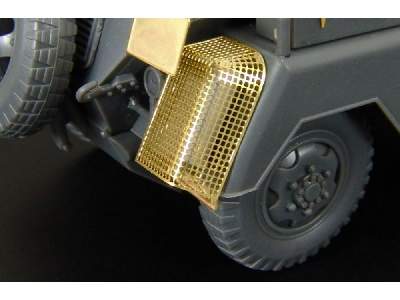 Sd Kfz 232 Exhaust Shroud Mesh And Silencer - zdjęcie 2