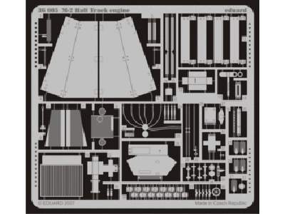  M-2 Half Track engine 1/35 - Dragon - blaszki - zdjęcie 1