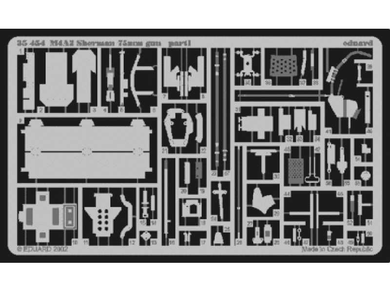 M-3 Grant 1/35 - Tamiya - blaszki - zdjęcie 1 M-3 Grant 1/35 - Tamiya - blaszki - zdjęcie 1