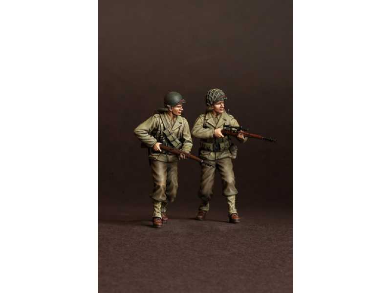 Us Infantry Sniper And Infantryman - zdjęcie 1