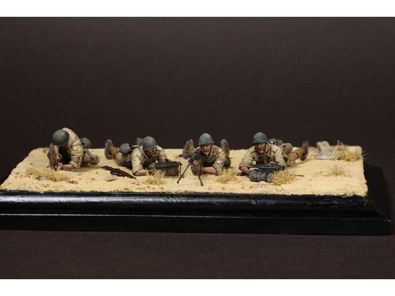 Italian Guastatori Lmg Breda Mod. 30 Team (4 Figures) - zdjęcie 1 Italian Guastatori Lmg Breda Mod. 30 Team (4 Figures) - zdjęcie 1