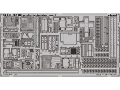  M-7 Mid production interior 1/35 - Dragon - blaszki - zdjęcie 1