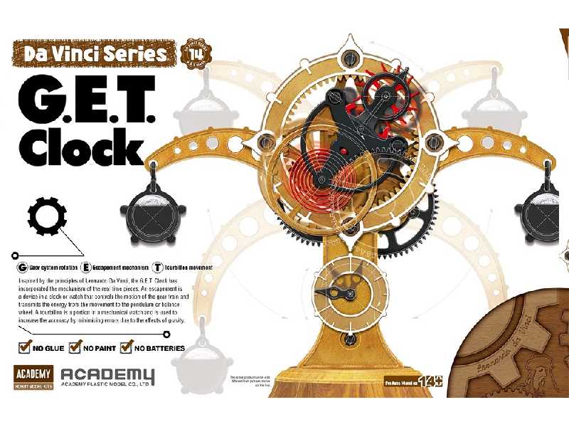Da Vinci - G.E.T. Clock - zdjęcie 1 Da Vinci - G.E.T. Clock - zdjęcie 1