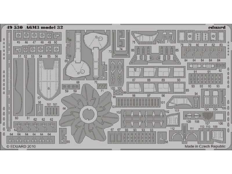 A6M3 model 32 S. A. 1/48 - Tamiya - blaszki - zdjęcie 1 A6M3 model 32 S. A. 1/48 - Tamiya - blaszki - zdjęcie 1