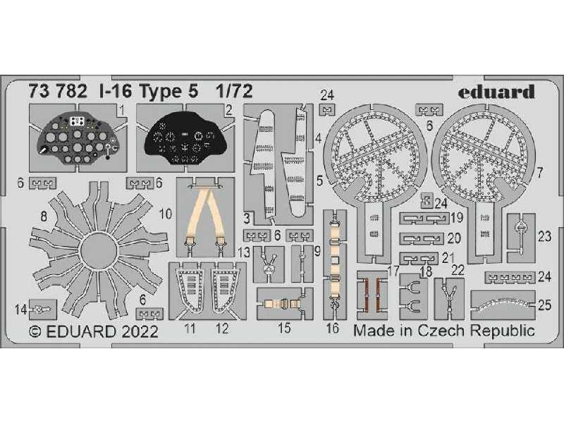 I-16 Type 5 1/72 - CLEAR PROP - zdjęcie 1