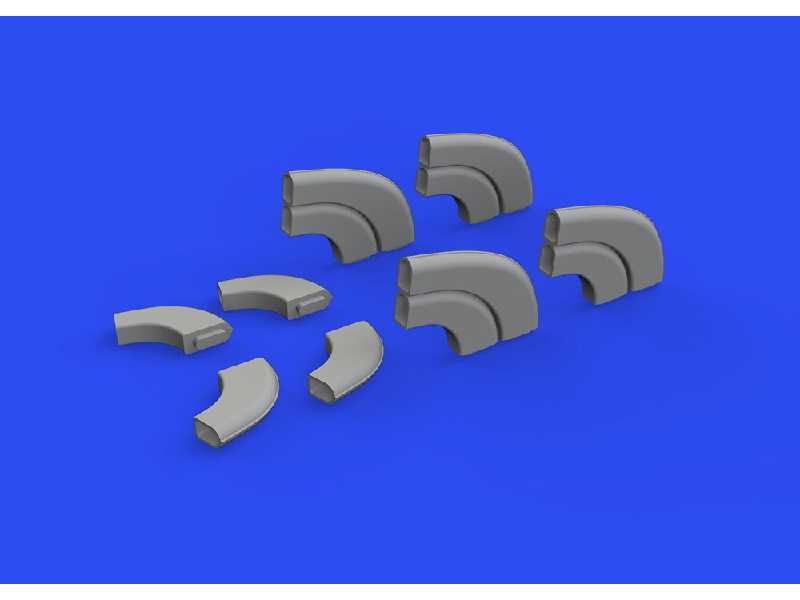 Yak-9D exhaust stacks PRINT 1/48 - ZVEZDA - zdjęcie 1 Yak-9D exhaust stacks PRINT 1/48 - ZVEZDA - zdjęcie 1