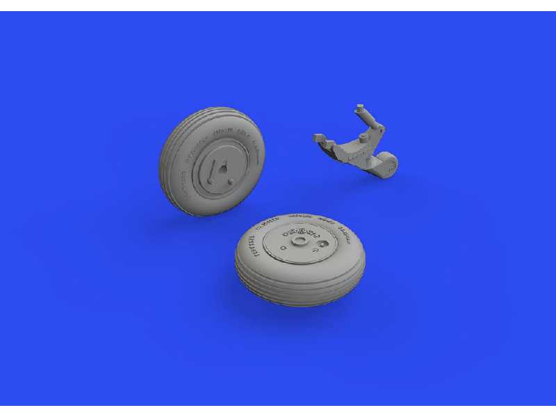 A6M3 wheels 1/48 - EDUARD - zdjęcie 1 A6M3 wheels 1/48 - EDUARD - zdjęcie 1