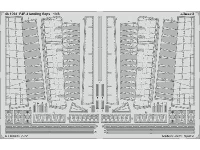 F4F-4 landing flaps 1/48 - EDUARD - zdjęcie 1