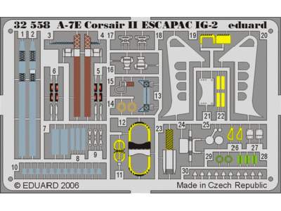  A-7E ESCAPAC IG-2 1/32 - Trumpeter - blaszki - zdjęcie 1