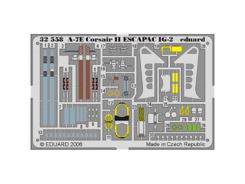 A-7E ESCAPAC IG-2 1/32 - Trumpeter - blaszki - zdjęcie 1 A-7E ESCAPAC IG-2 1/32 - Trumpeter - blaszki - zdjęcie 1