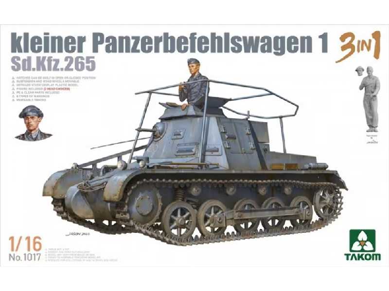 Kleiner Panzerbefehlswagen 1 3in1 Sd.Kfz.265 - zdjęcie 1 Kleiner Panzerbefehlswagen 1 3in1 Sd.Kfz.265 - zdjęcie 1