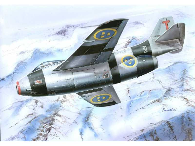 Saab J-29f Tunnan - zdjęcie 1 Saab J-29f Tunnan - zdjęcie 1