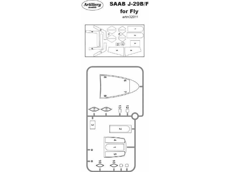 Saab J29 F/B Tunnan - zdjęcie 1 Saab J29 F/B Tunnan - zdjęcie 1
