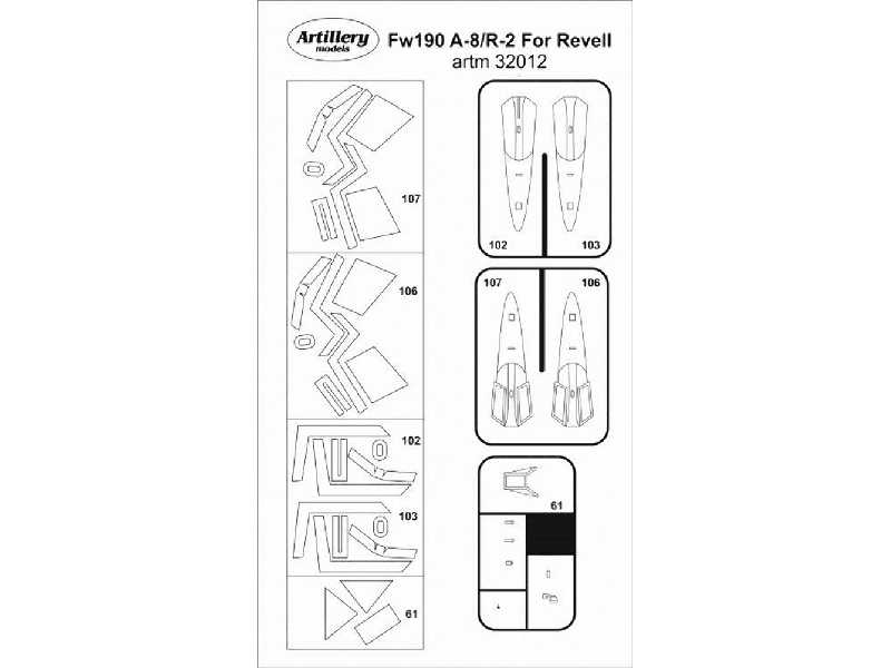 Fw190 A-8/R-2 For Revell - zdjęcie 1