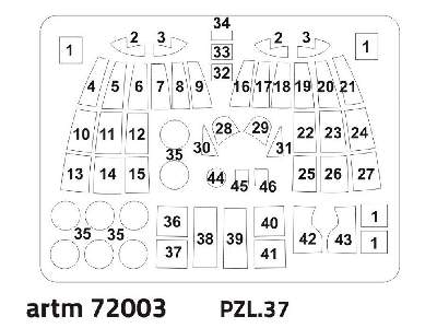 Pzl.37 (For Fly 72040-42) - zdjęcie 1