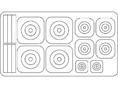 Roundels (For Pzl P24g Greek Service) - zdjęcie 1