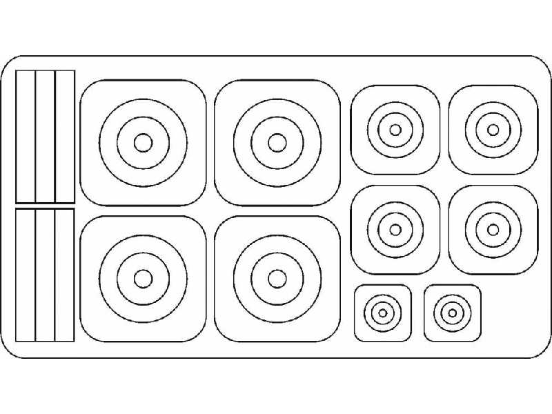Roundels (For Pzl P24g Greek Service) - zdjęcie 1 Roundels (For Pzl P24g Greek Service) - zdjęcie 1