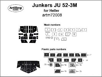 Junkers Ju 52-3m (For Heller) - zdjęcie 1
