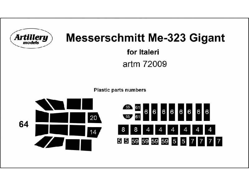 Me - 323 Gigant (For Italeri) - zdjęcie 1