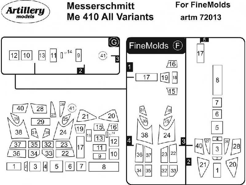 Me 410 All Variants (For Fine Molds) - zdjęcie 1