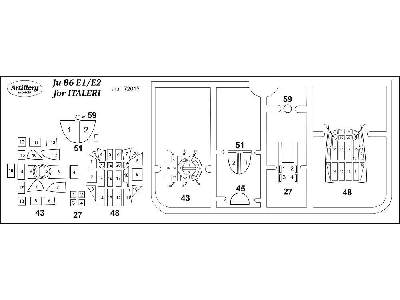 Ju 86 E1/E2 (For Italeri) - zdjęcie 1