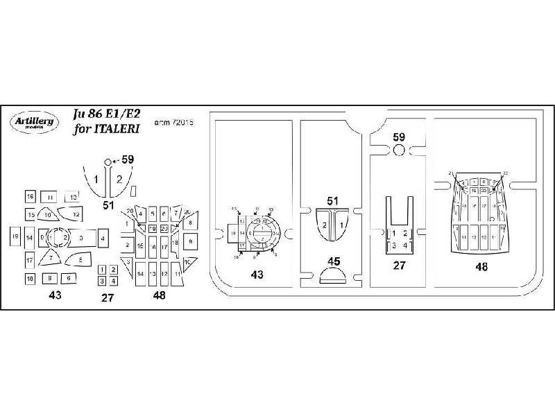 Ju 86 E1/E2 (For Italeri) - zdjęcie 1 Ju 86 E1/E2 (For Italeri) - zdjęcie 1