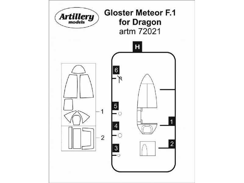 Gloster Meteor F.1 For Dragon - zdjęcie 1 Gloster Meteor F.1 For Dragon - zdjęcie 1