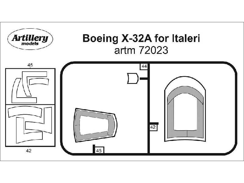 Boeing X-32a For Italeri - zdjęcie 1 Boeing X-32a For Italeri - zdjęcie 1