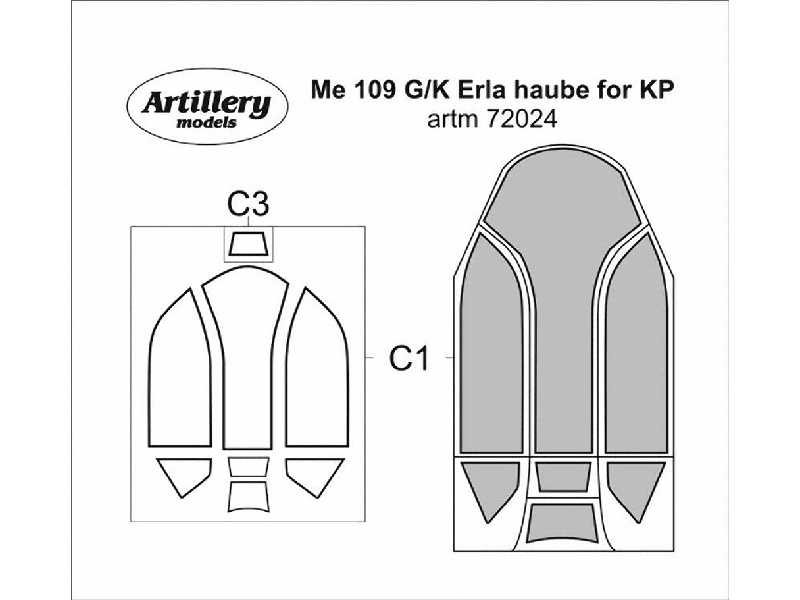 Me 109 G/K Erla Haube For Kp - zdjęcie 1 Me 109 G/K Erla Haube For Kp - zdjęcie 1