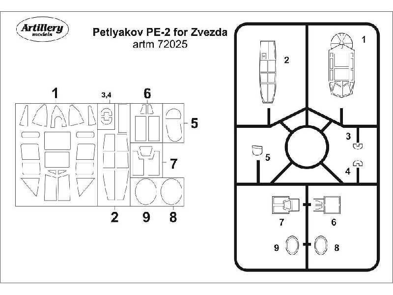 Petlyakow Pe-2 For Zvezda - zdjęcie 1 Petlyakow Pe-2 For Zvezda - zdjęcie 1