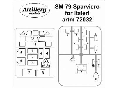 Sm 79 Sparviero For Italeri - zdjęcie 1