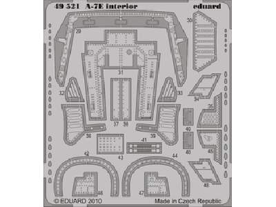  A-7E interior S. A. 1/48 - Hobby Boss - blaszki - zdjęcie 1