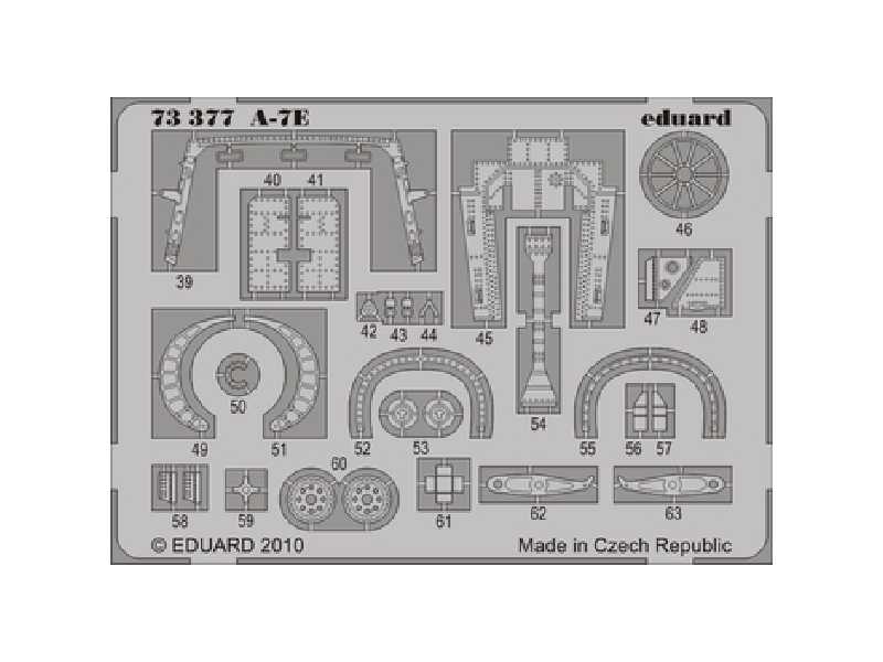 A-7E S. A. 1/72 - Hobby Boss - blaszki - zdjęcie 1 A-7E S. A. 1/72 - Hobby Boss - blaszki - zdjęcie 1