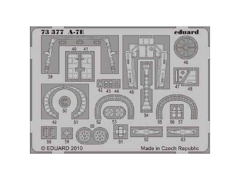  A-7E S. A. 1/72 - Hobby Boss - blaszki - zdjęcie 1