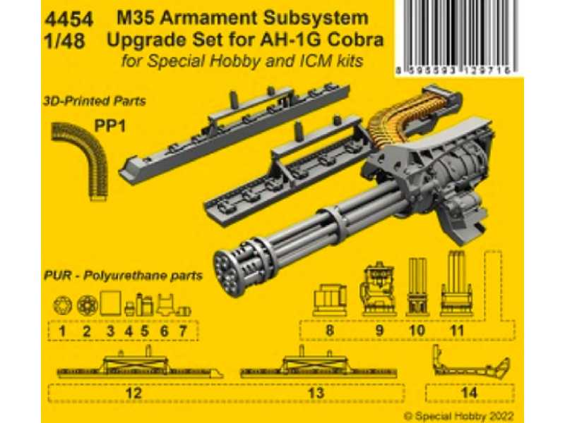 M35 Armament Subsystem Upgrade For Ah-1g Cobra Sph/Icm - zdjęcie 1 M35 Armament Subsystem Upgrade For Ah-1g Cobra Sph/Icm - zdjęcie 1