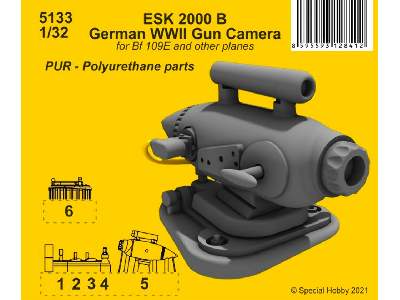 Esk 2000 B German Wwii Gun Camera - zdjęcie 1