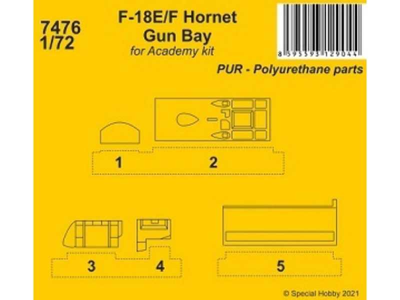 F-18e/F Hornet Gun Bay (For Academy Kit) - zdjęcie 1
