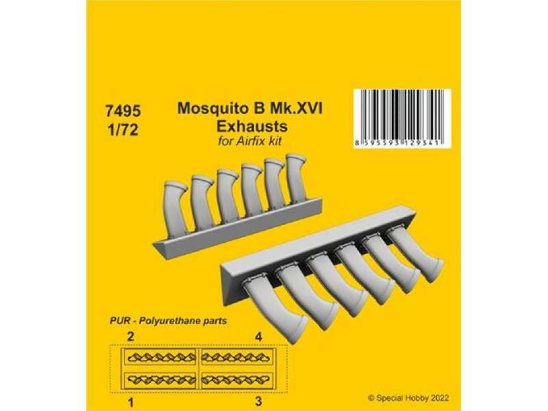 Mosquito B Mk.Xvi Exhausts (For Airfix Kit) - zdjęcie 1 Mosquito B Mk.Xvi Exhausts (For Airfix Kit) - zdjęcie 1