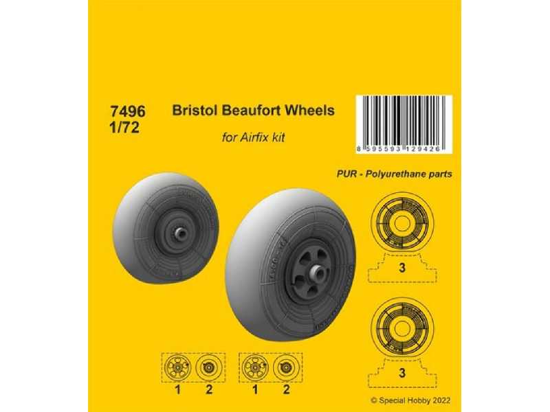Bristol Beaufort Wheels For Airfix Kit - zdjęcie 1 Bristol Beaufort Wheels For Airfix Kit - zdjęcie 1