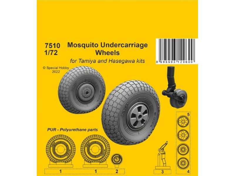Mosquito Undercarriage Wheels - zdjęcie 1 Mosquito Undercarriage Wheels - zdjęcie 1