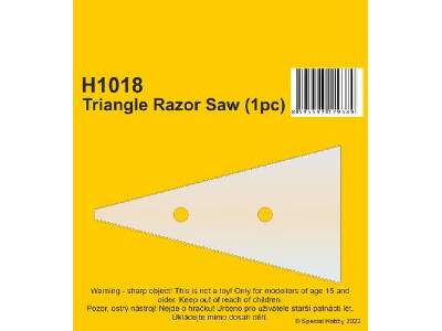 Triangle Razor Saw (1pc) - zdjęcie 1