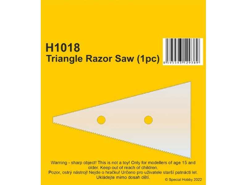 Triangle Razor Saw (1pc) - zdjęcie 1 Triangle Razor Saw (1pc) - zdjęcie 1