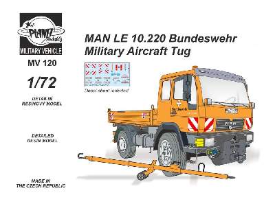 Man Le 10.220 Bundeswehr Military Aircraft Tug - All Resin Kit - zdjęcie 1