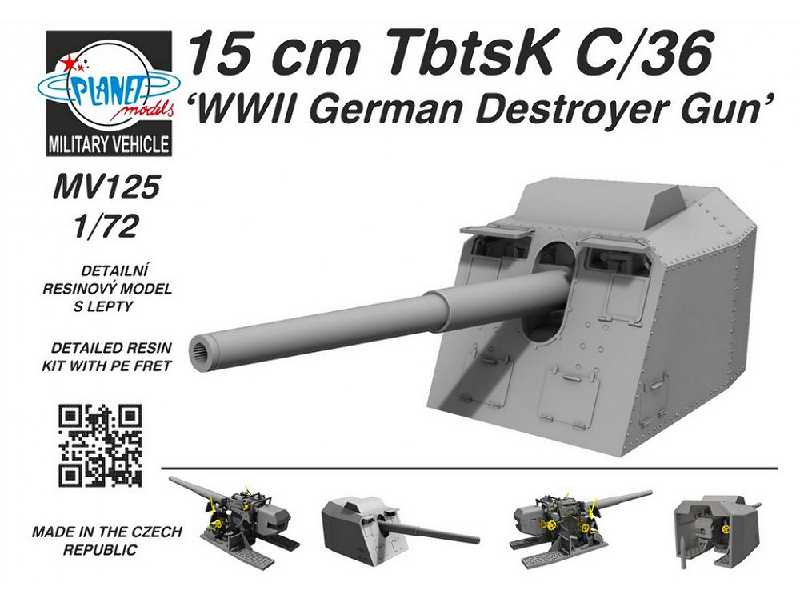 15 Cm Tbtsk C/36 Wwii German Destroyer Gun - zdjęcie 1
